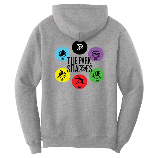 UYP The Park Shapes Hoodie Youth - Heather Grey
