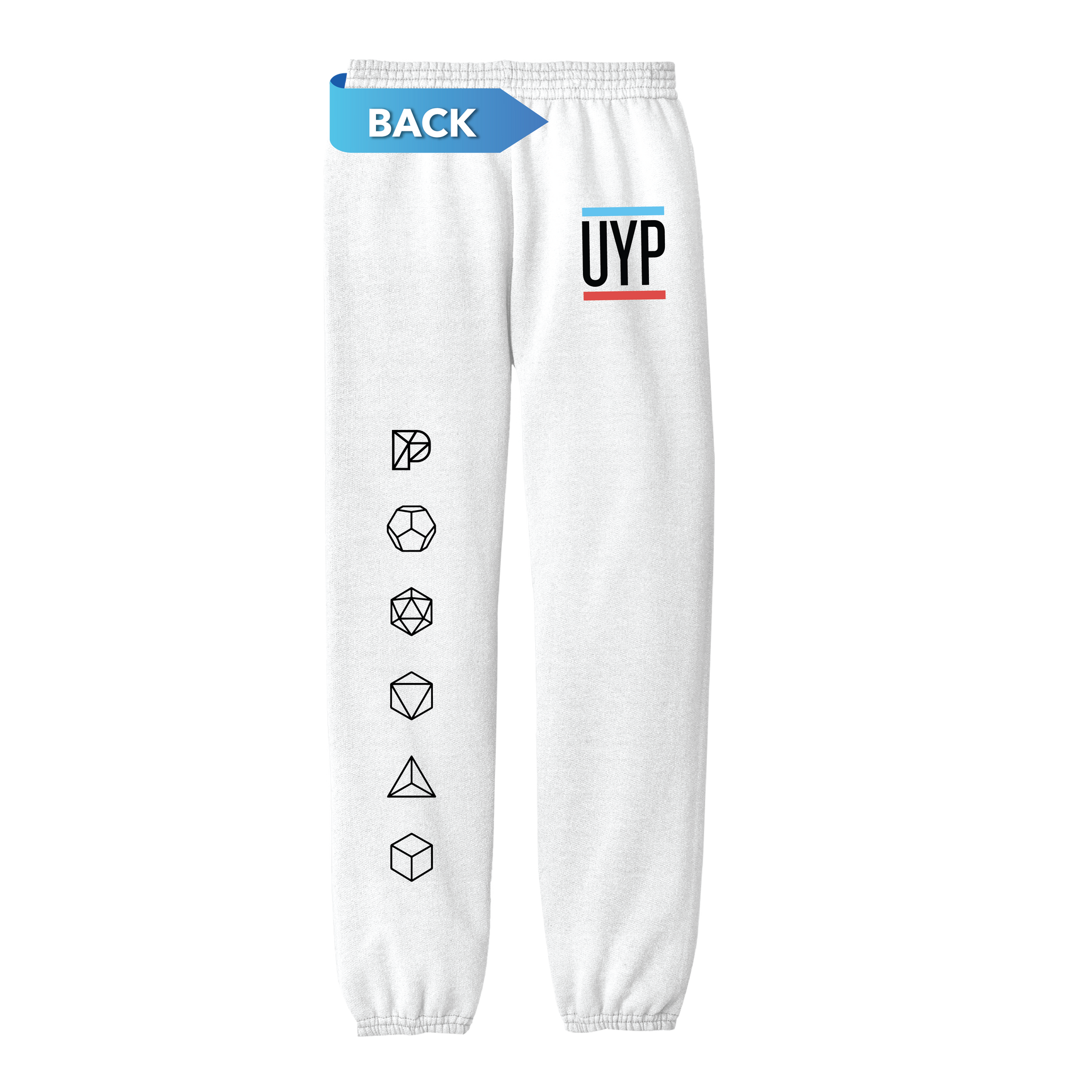 Youth white sweatpants sale