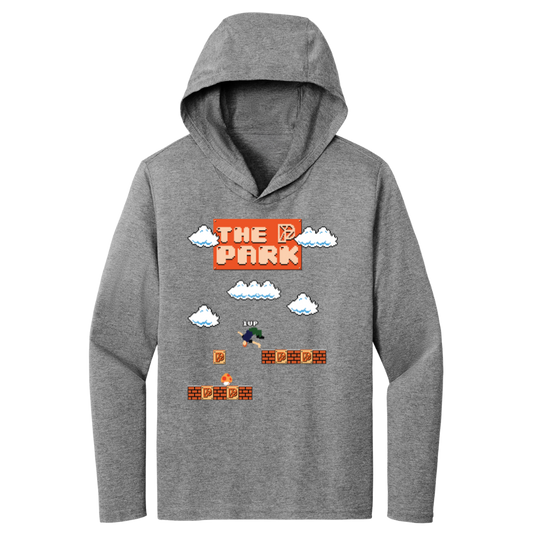 8 - Bit T-Shirt Hoodie (Grey)