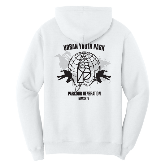 Parkour Generation Hoodie Youth (White/Black)