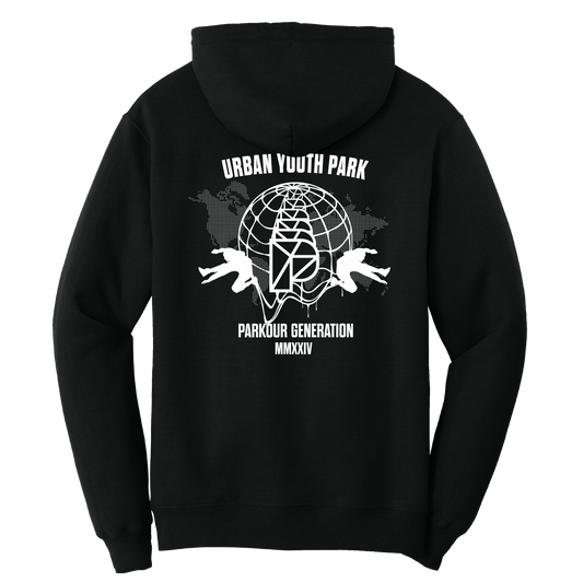 Parkour Generation Hoodie Youth (Black/White)